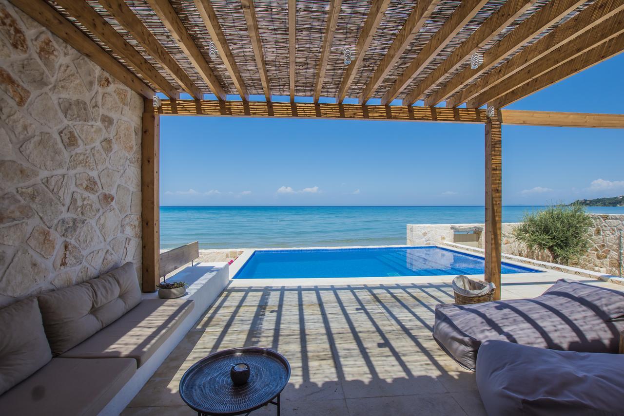 Niova Villa - Seafront, Private Pool And Ionian Sea Views, By Zantewize Аликес Экстерьер фото